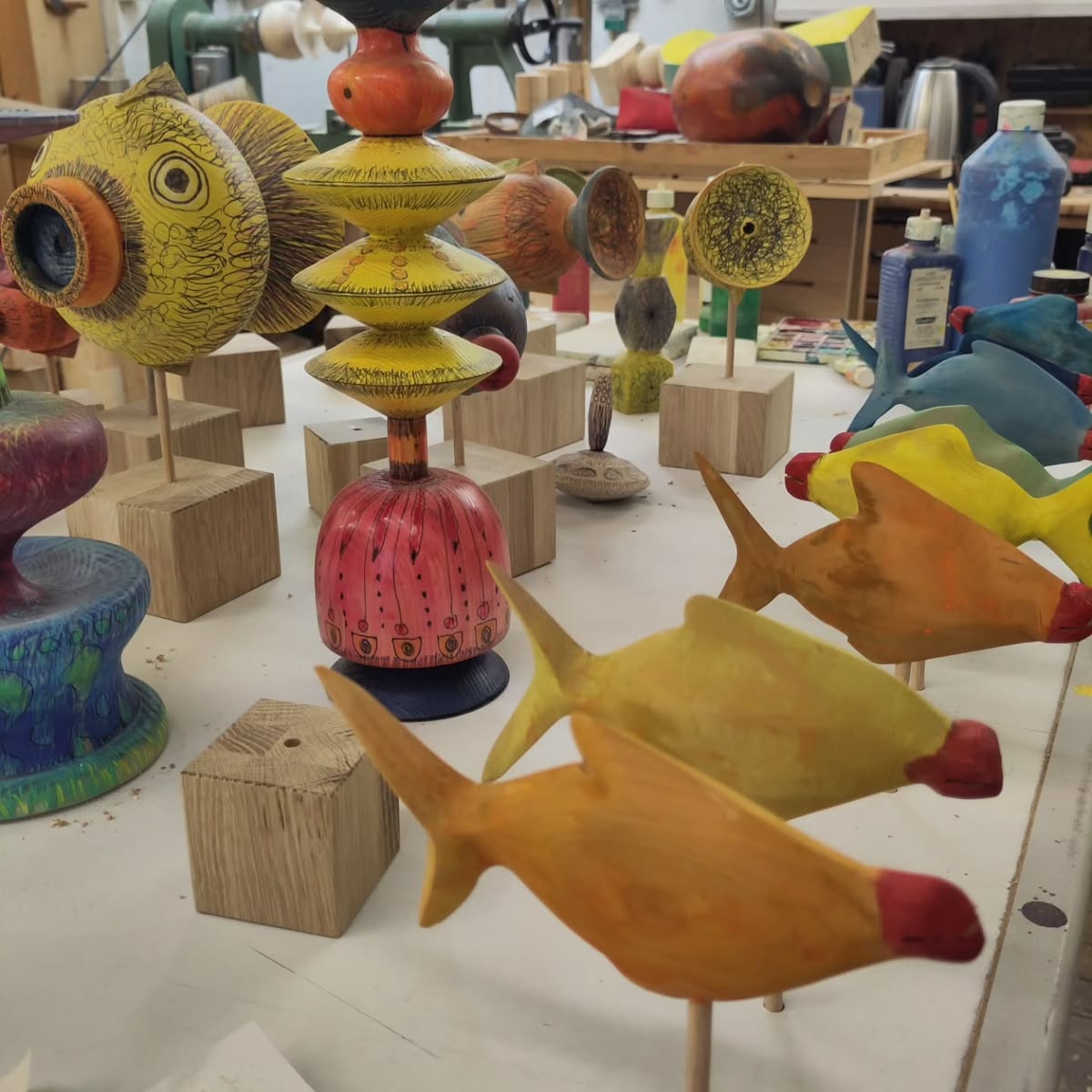 Holzskulptur FISCHE – Individuelle Anfertigung – Auf Anfrage - Image 6